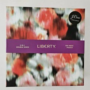 NIB J.Crew x Liberty London Double Sided Puzzle 500 Pieces May Nouveau